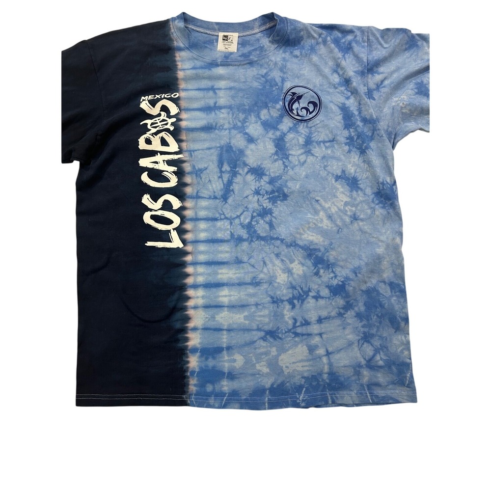 Mr. Buho Los Cabos Mexico Tie Dye T-Shirt Marlin‎ Graphic 2XL (500)